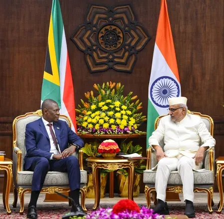 VP Radhakrishnan, South Africa's Mashatile hold talks on trade, defence, Global South