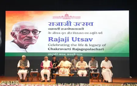 C. P. Radhakrishnan Introduces C. Rajagopalachari Bust at Rashtrapati Bhavan