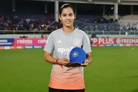 Was Vaishnavi Sharma Nervous Before the National Anthem?