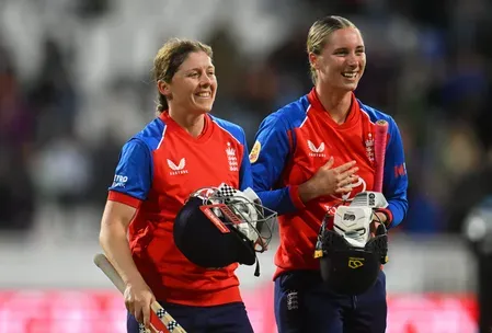 Capsey-Knight 137-run stand seals England's 2-1 T20I series win over India