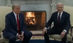 Biden Greets Trump with a Warm Welcome Home