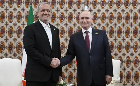 Putin Advocates for Peace in Middle East During Call with Iranian President Pezeshkian