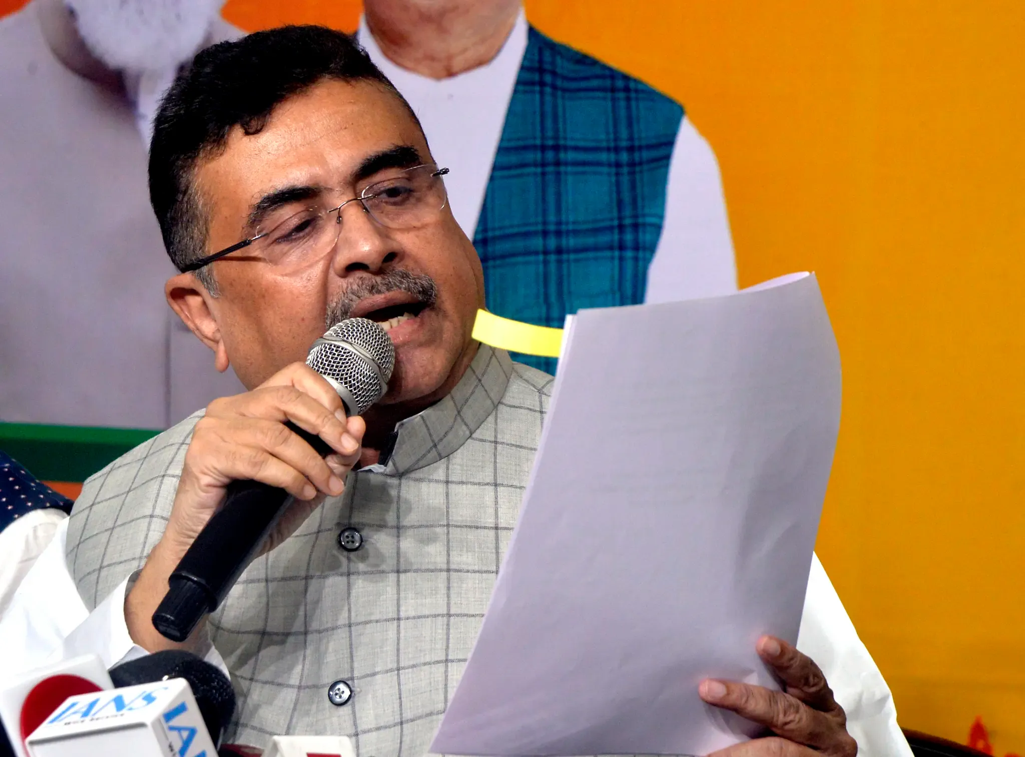 Suvendu Adhikari Warns of Financial Crisis in West Bengal at Sandeshkhali