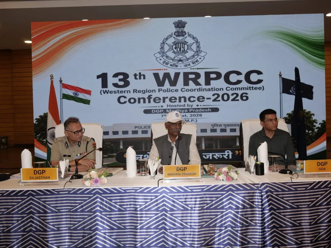 Western states ink real-time intel pact at Indore police meet, 13th WRPCC