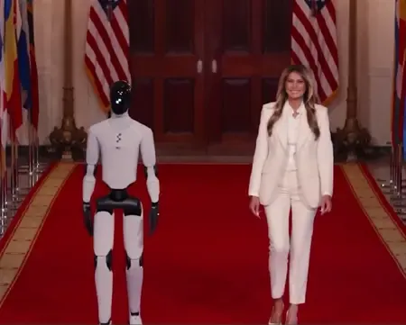 The Day a Robot Made History at the White House