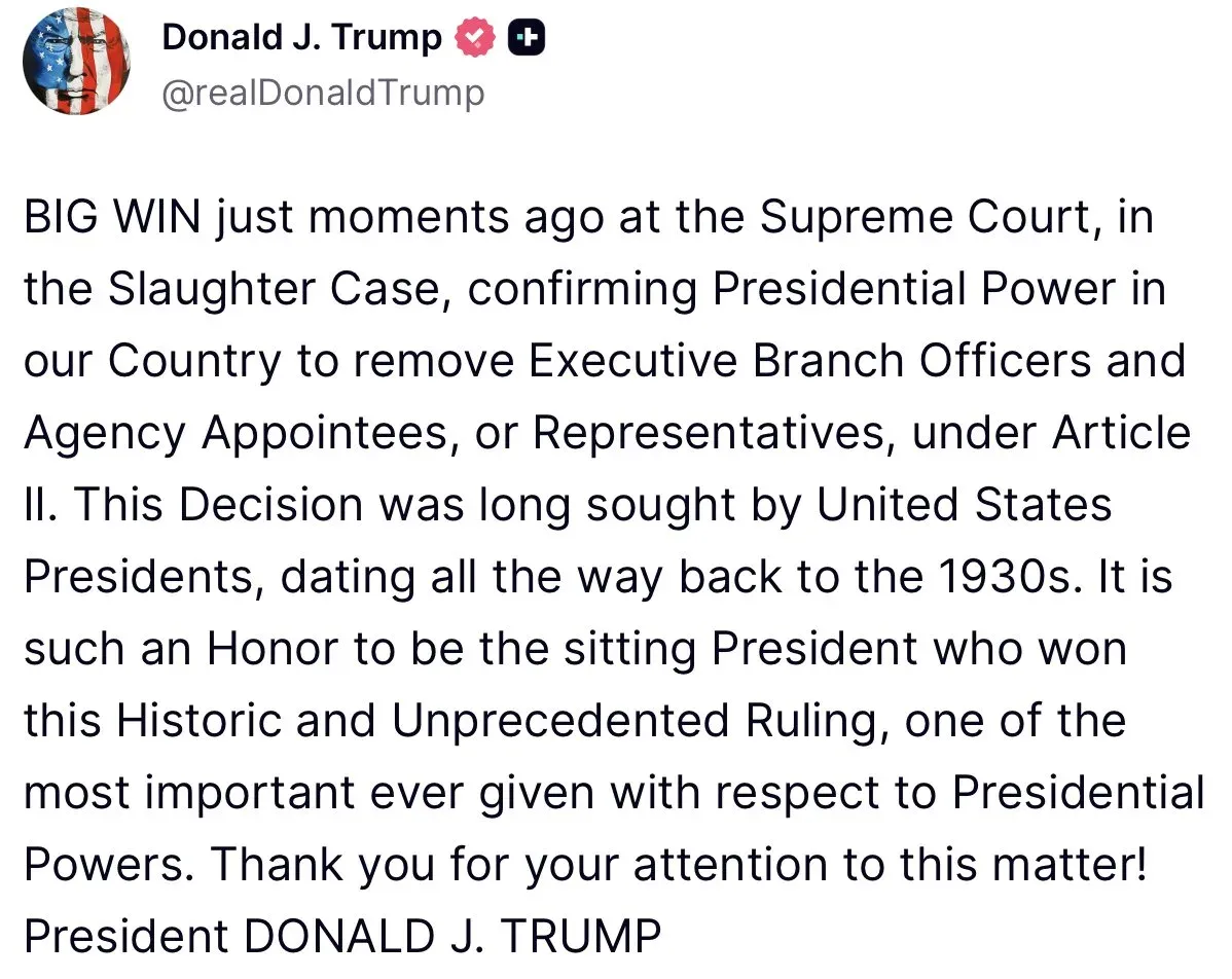 White House Claims 'Big Win' at US Supreme Court