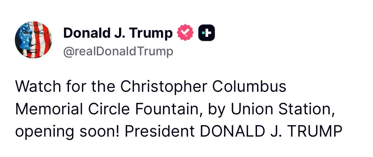 White House declares Christopher Columbus a hero