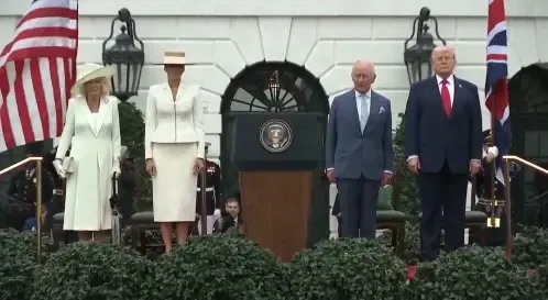 किंग चार्ल्स तृतीय का व्हाइट हाउस में राजकीय स्वागत, ट्रंप ने कहा — 'यह बंधन हमेशा अटूट रहेगा'