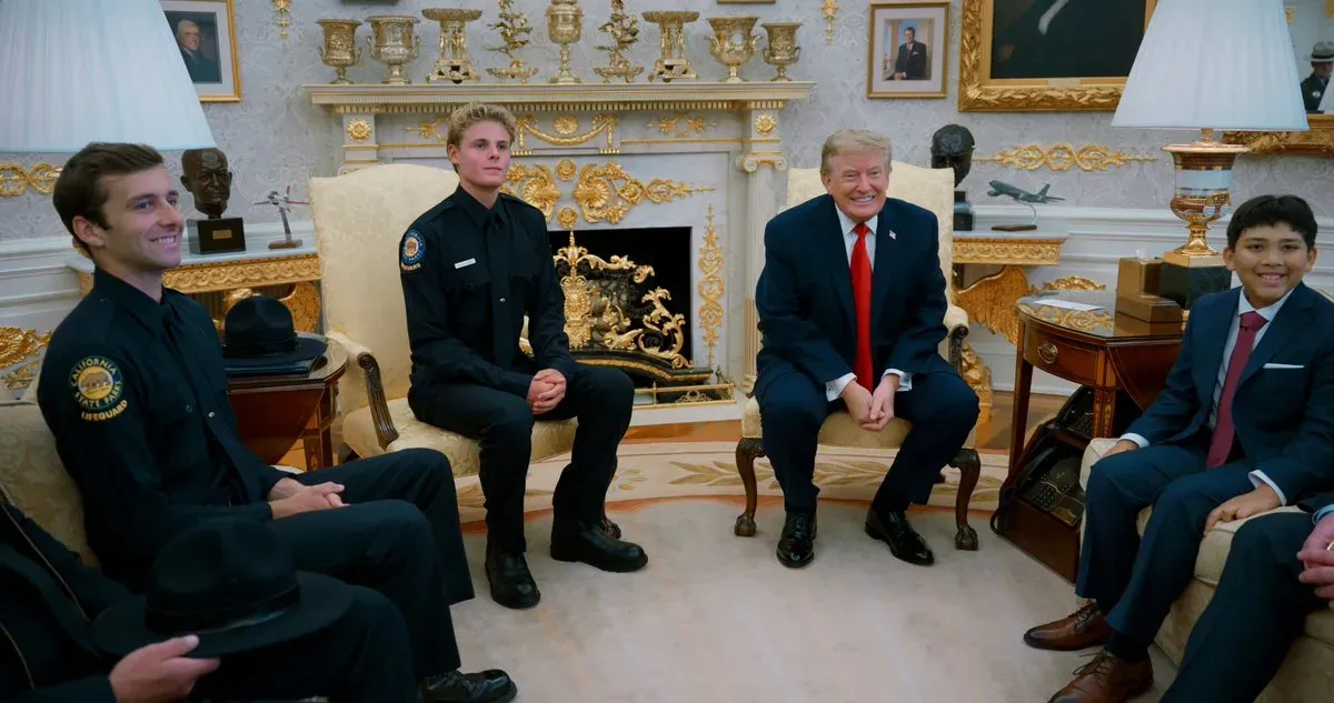 White House Honors Teen Lifeguard Ryder Williams at Oval Office