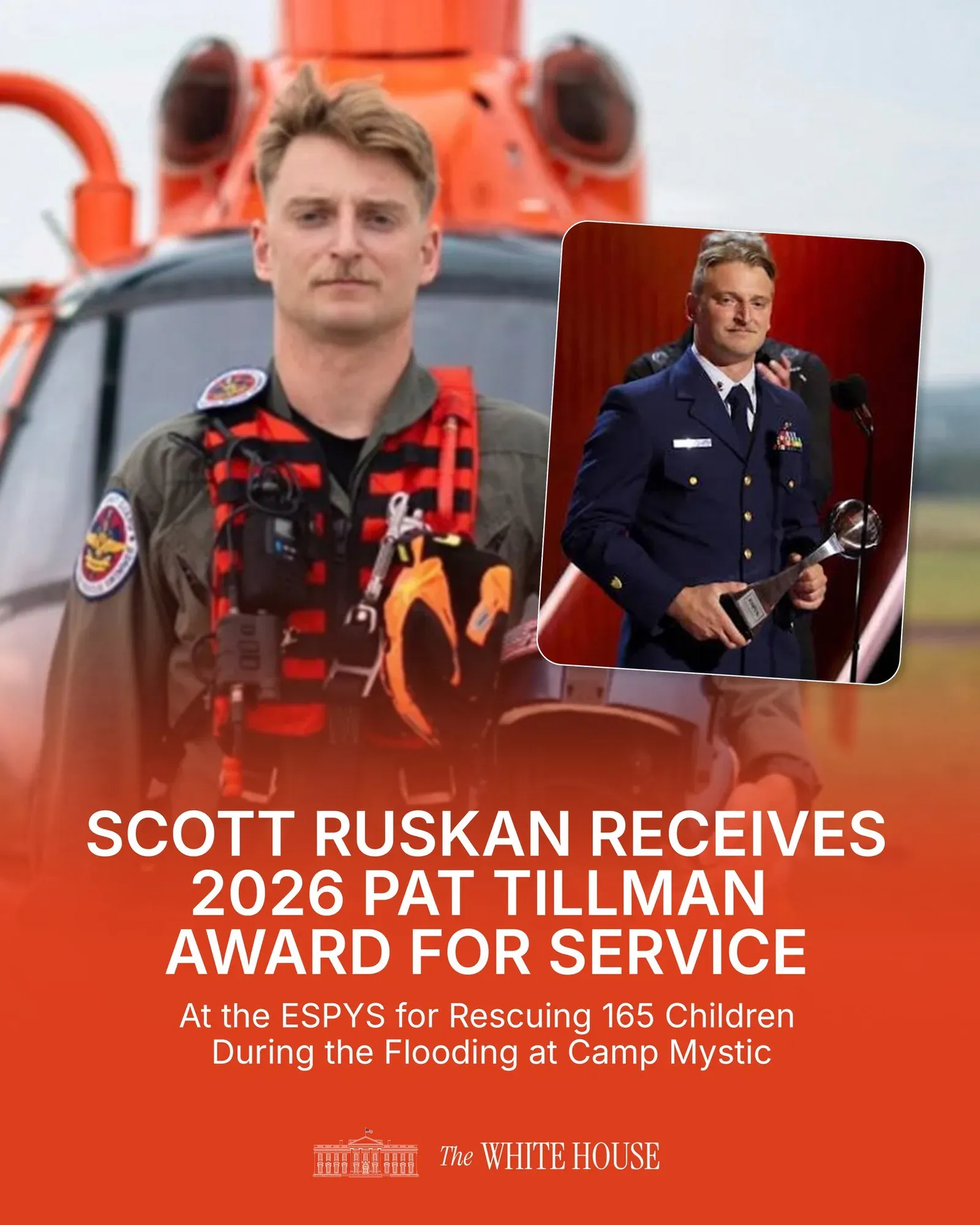 White House Honours Coast Guard Hero Who Saved 165 Lives