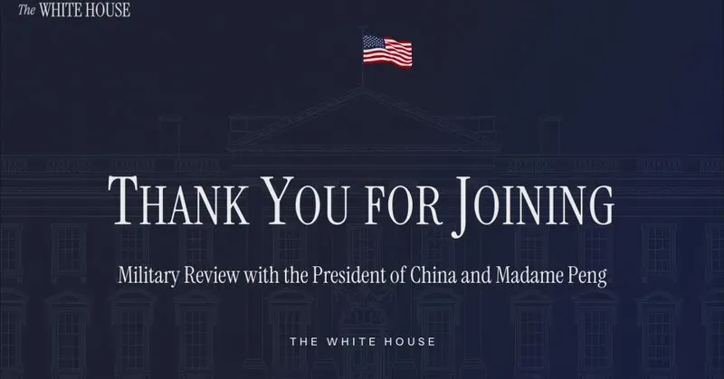 White House Hosts China's Xi Jinping for Military Review