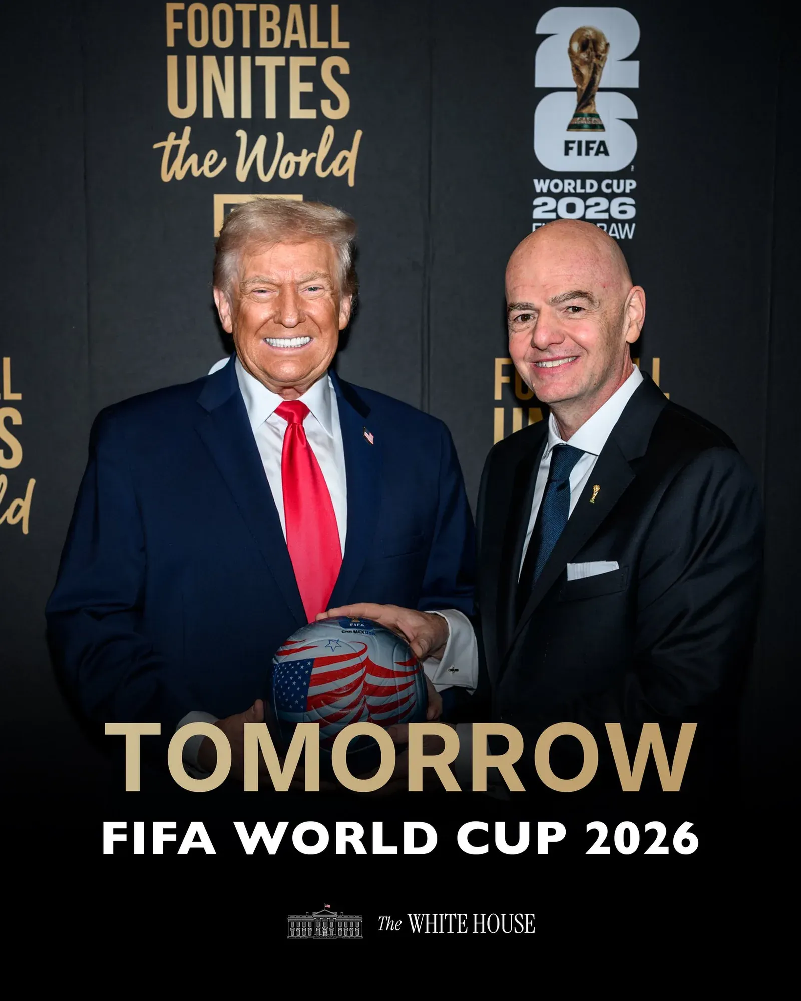 White House Hypes FIFA World Cup 2026, One Day to Kickoff