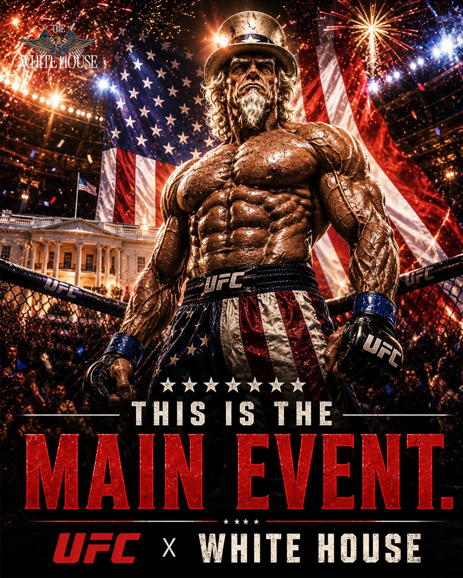 White House Hypes 'Fight Night' in Patriotic Boxing Post