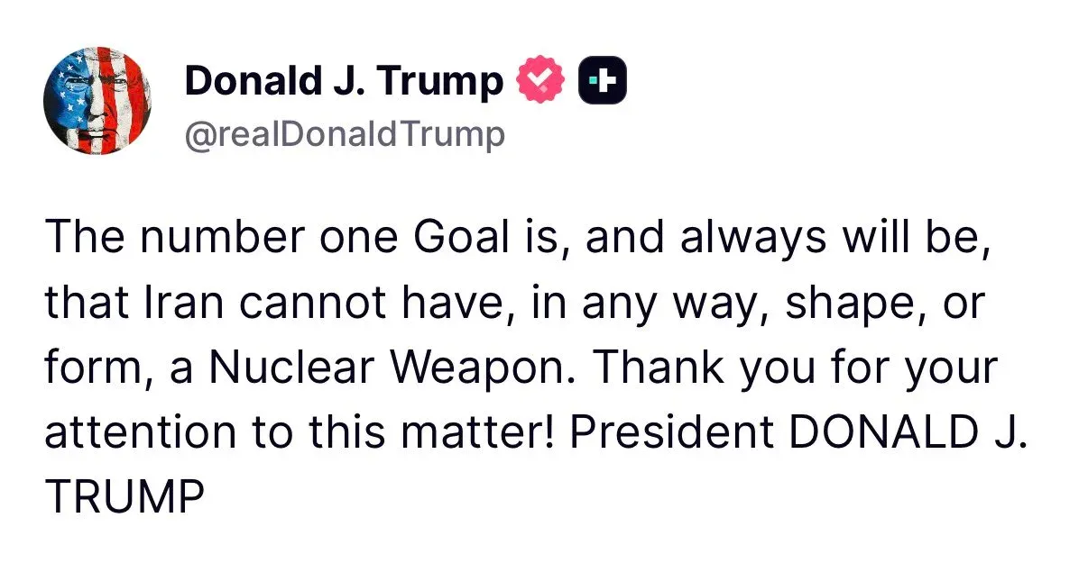White House: Iran Must Never Obtain a Nuclear Weapon