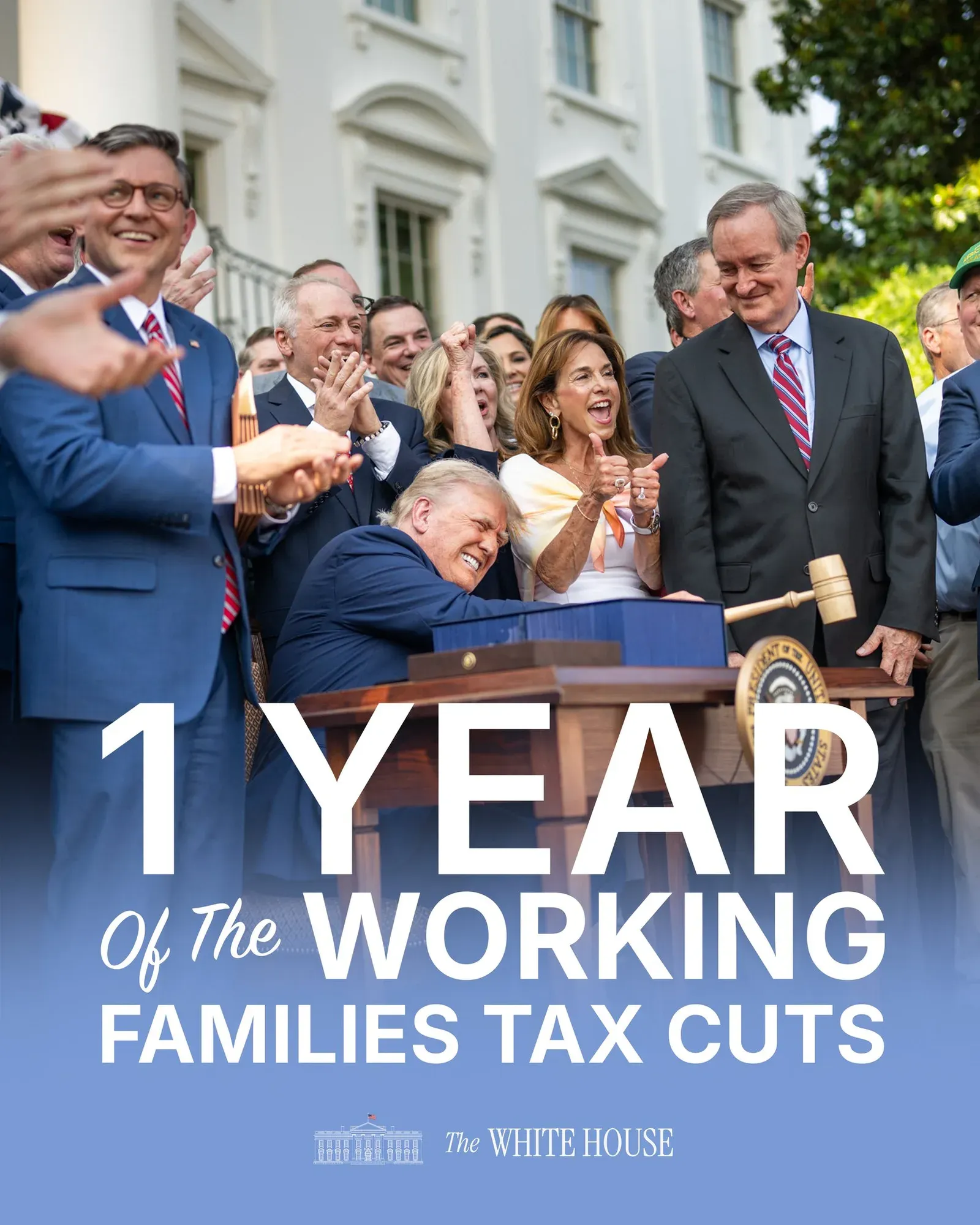 White House marks 1 year of Working Families Tax Cuts law