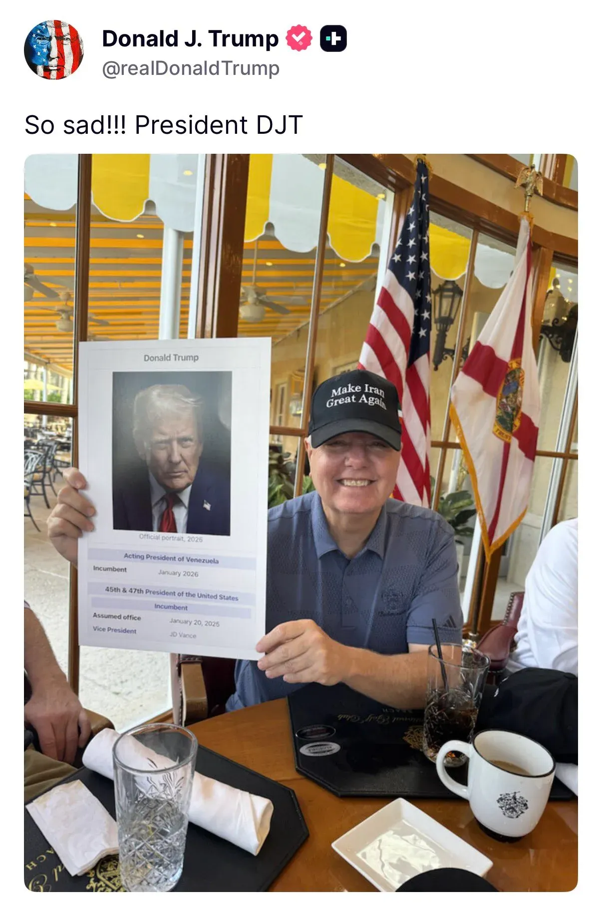 White House Pays Tribute to Senator Lindsey Graham