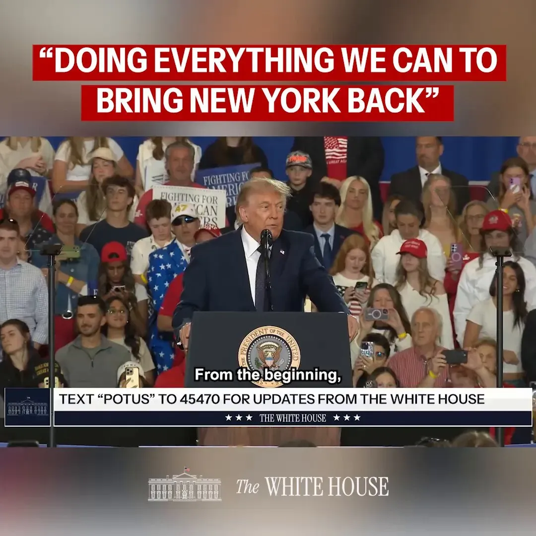 White House Posts 'Make New York Great Again' Signal