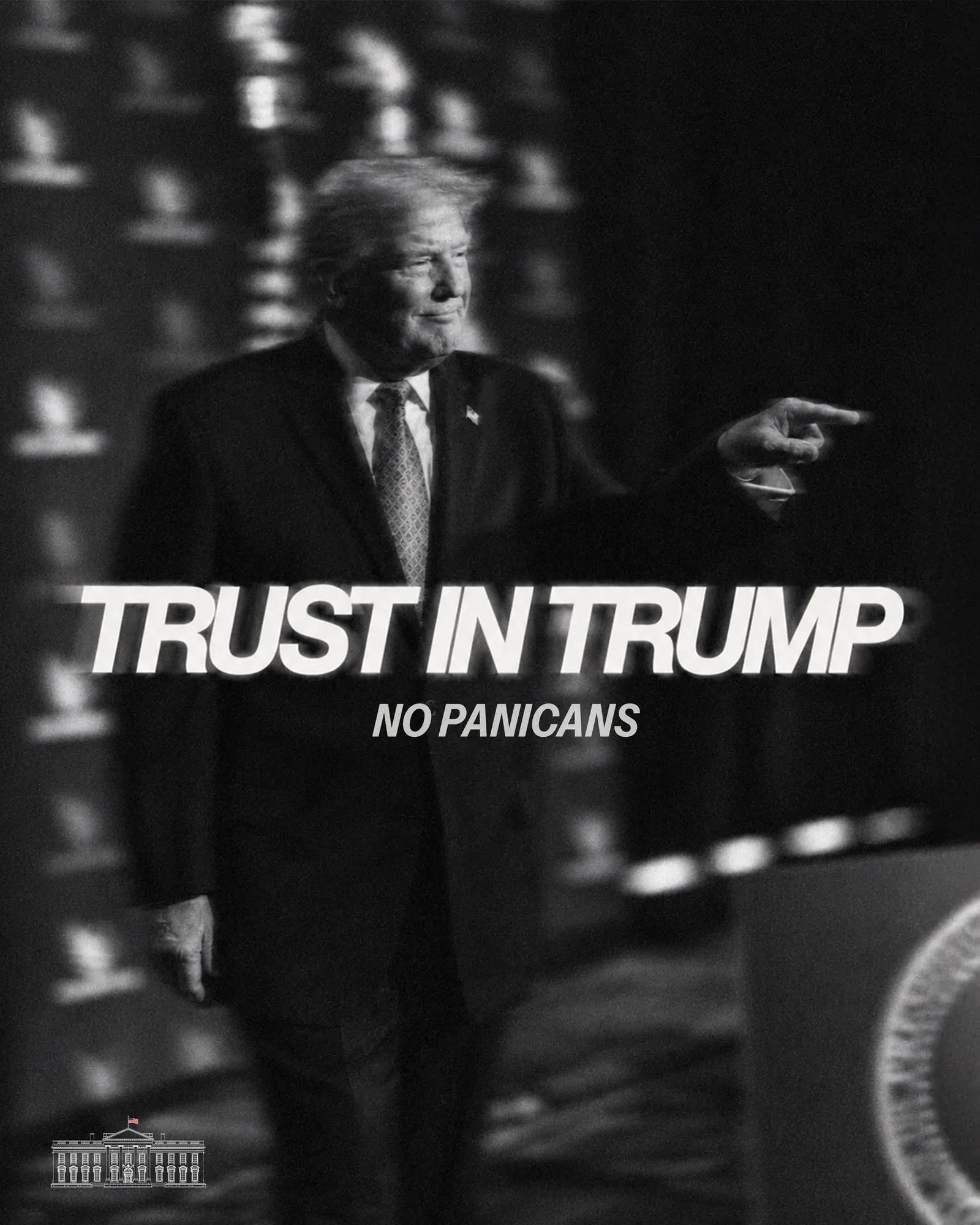 White House Posts 'No Panicans' in Brief X Message