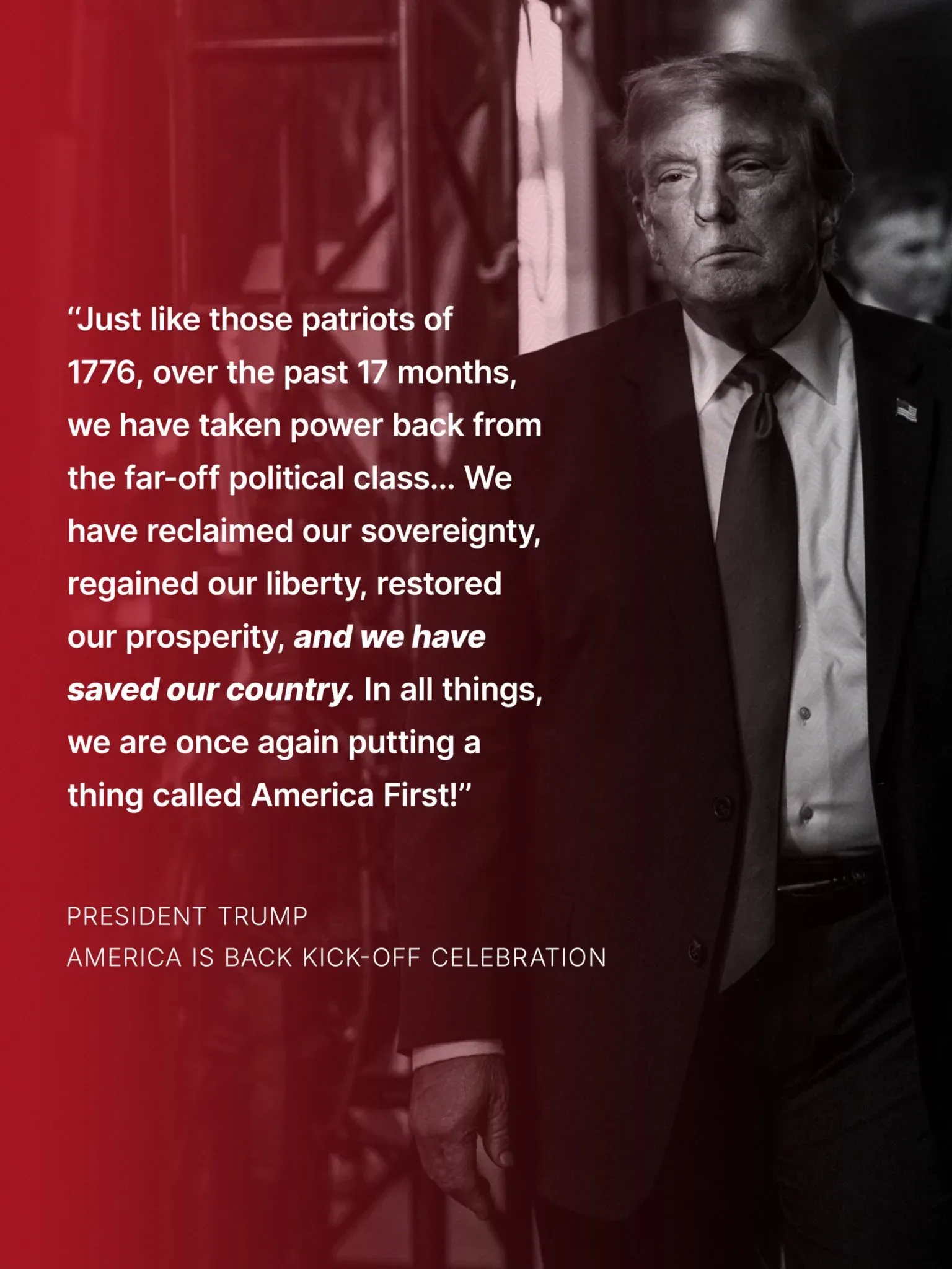 White House Reaffirms America First Policy Doctrine