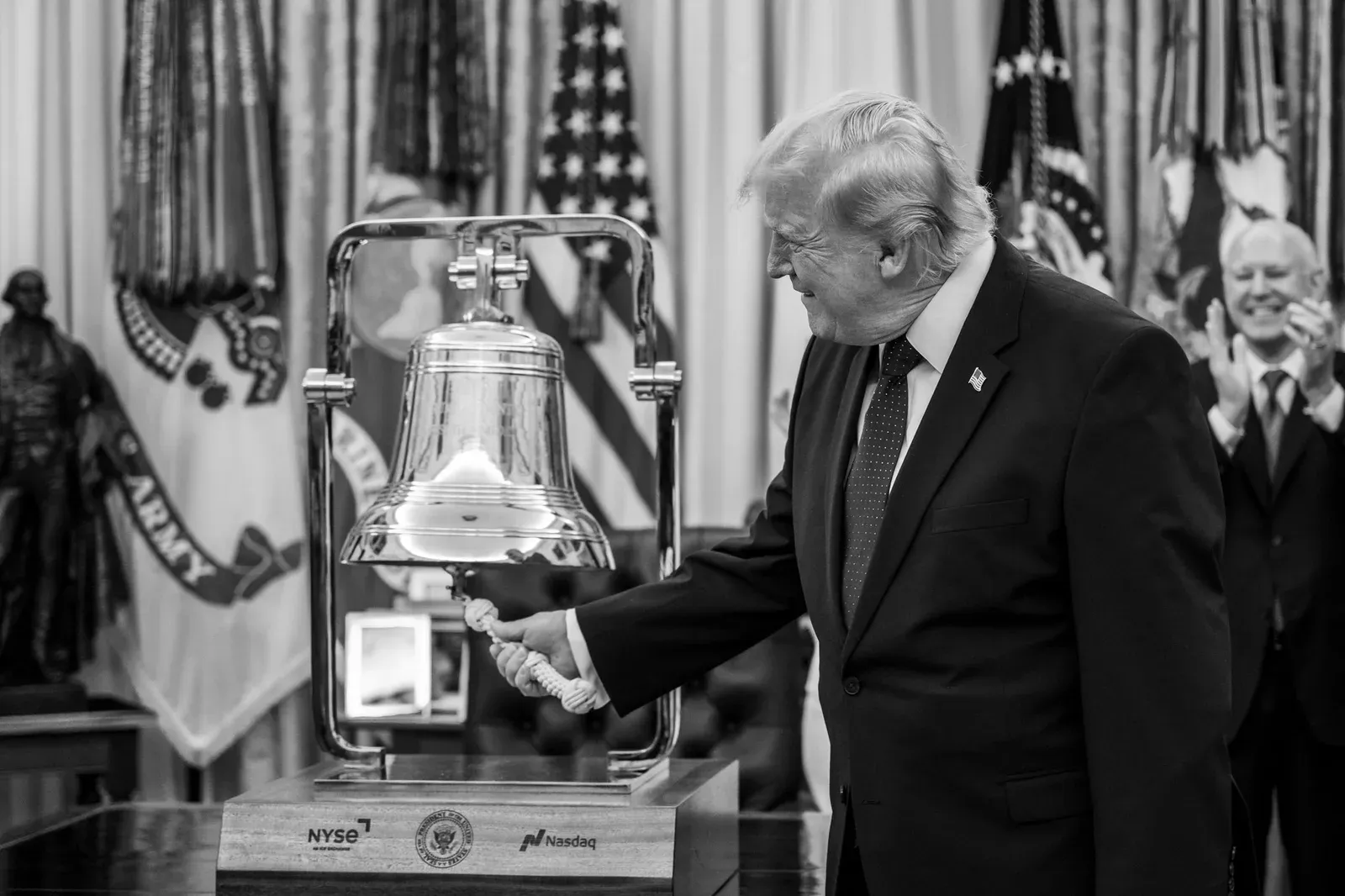 White House Rings Opening Bell From Oval Office for Trump Accounts