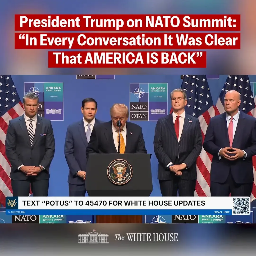 White House Says America 'Respected Again' After 2026 NATO Summit