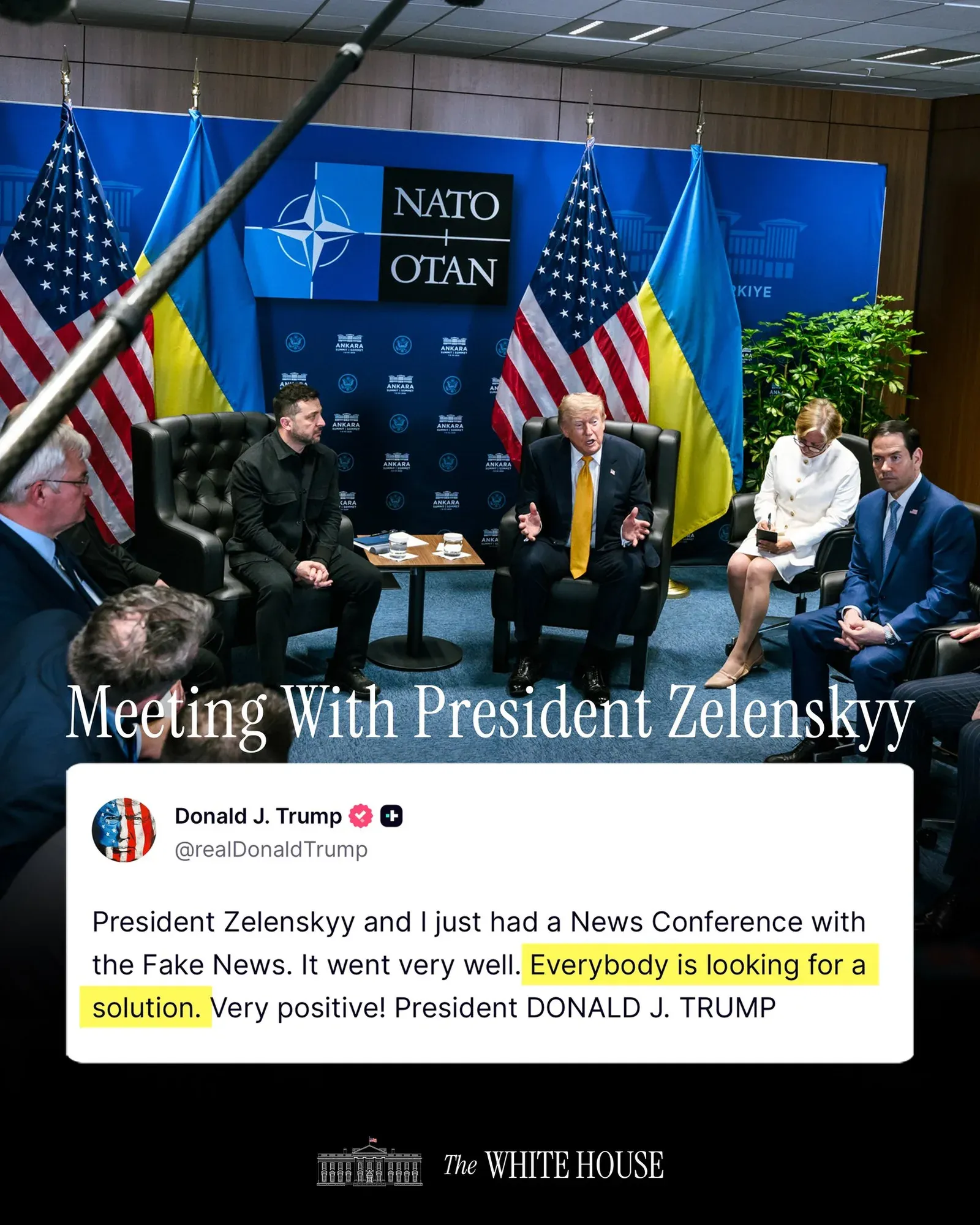 White House Says 'Everybody Is Looking for a Solution'