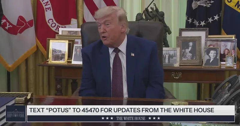 White House Says Trump Signs New Executive Orders at Live Event