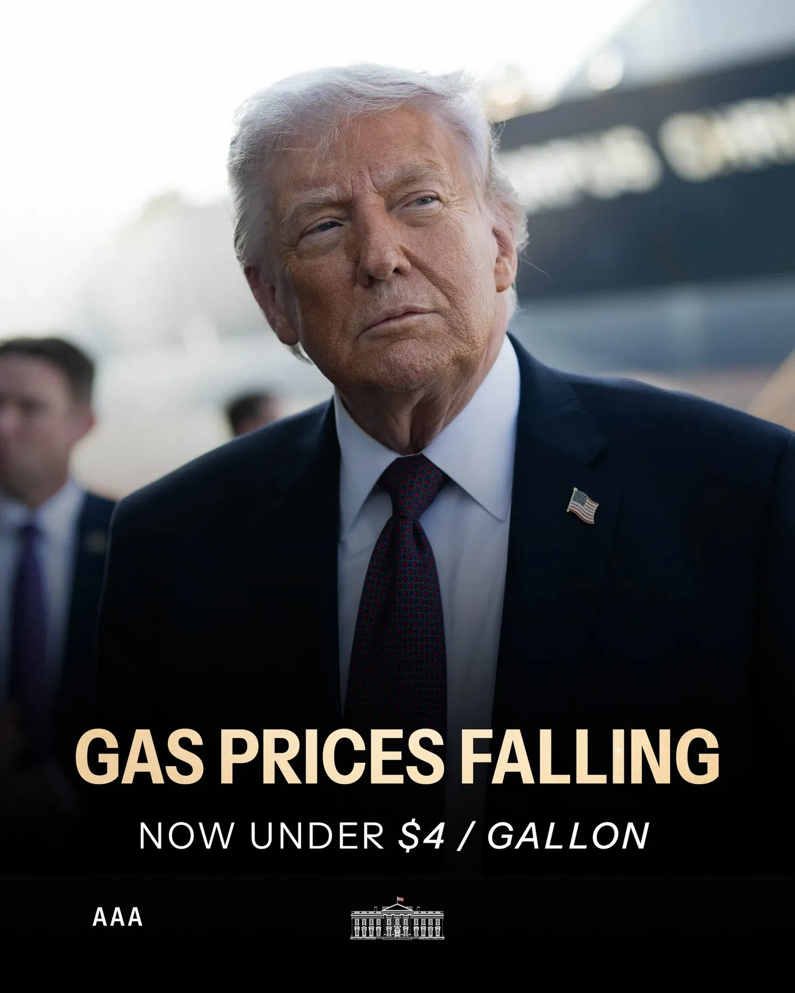 White House Says US Gas Prices Drop Below $4 Per Gallon