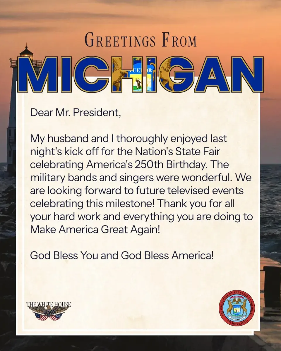 White House Spotlights Citizen Letters Ahead of America's 250th