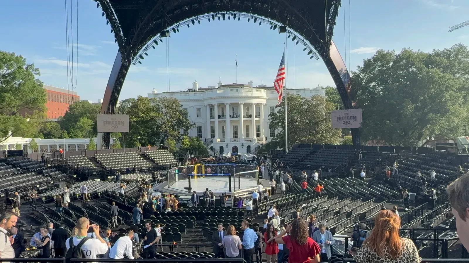 UFC at the White House: South Lawn hosts first-ever octagon on 15 June
