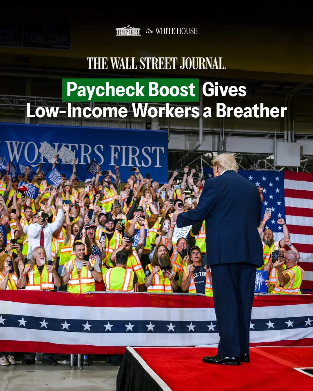 White House Touts Trump Tax Cuts Boosting Worker Paychecks