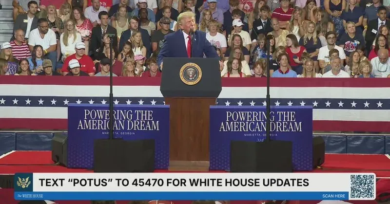 White House: Trump Delivers Remarks on Jul. 22, 2026