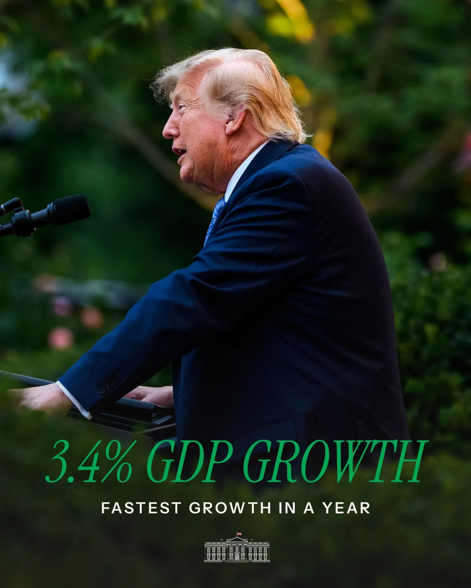 White House: Trump GDP Growth Crushes Economists' Forecasts