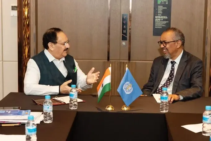 WHO Chief Tedros Praises India's Healthcare Gains, Meets Nadda in Timor-Leste