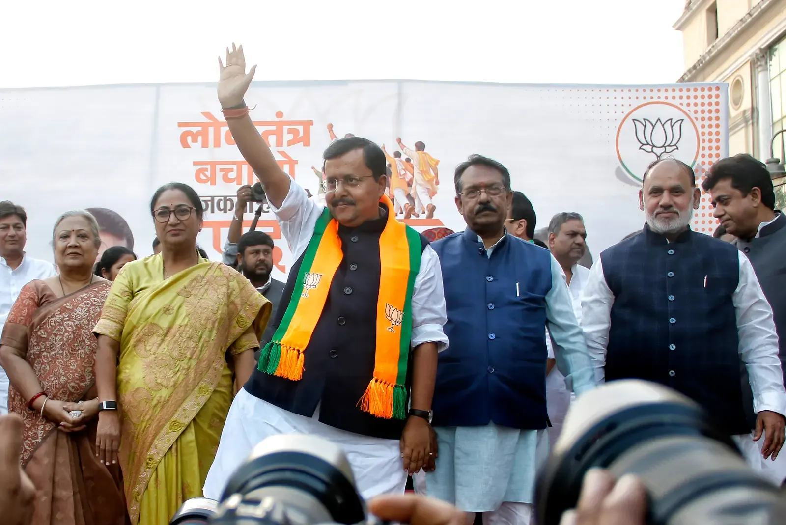 BJP chief Nitin Nabin leads Delhi padyatra, questions Rahul Gandhi on voter roll revision