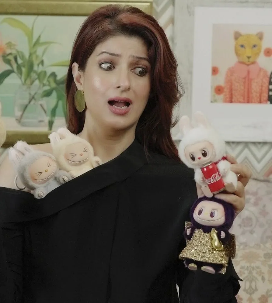 Why does Twinkle Khanna refer to Labubu dolls as her new 'platonic love'?