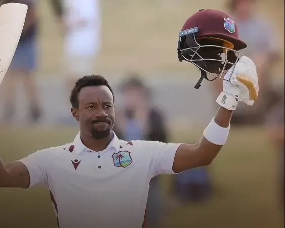 How did Kavem Hodge's unbeaten century fuel the West Indies' comeback on Day 3 at Bay Oval?