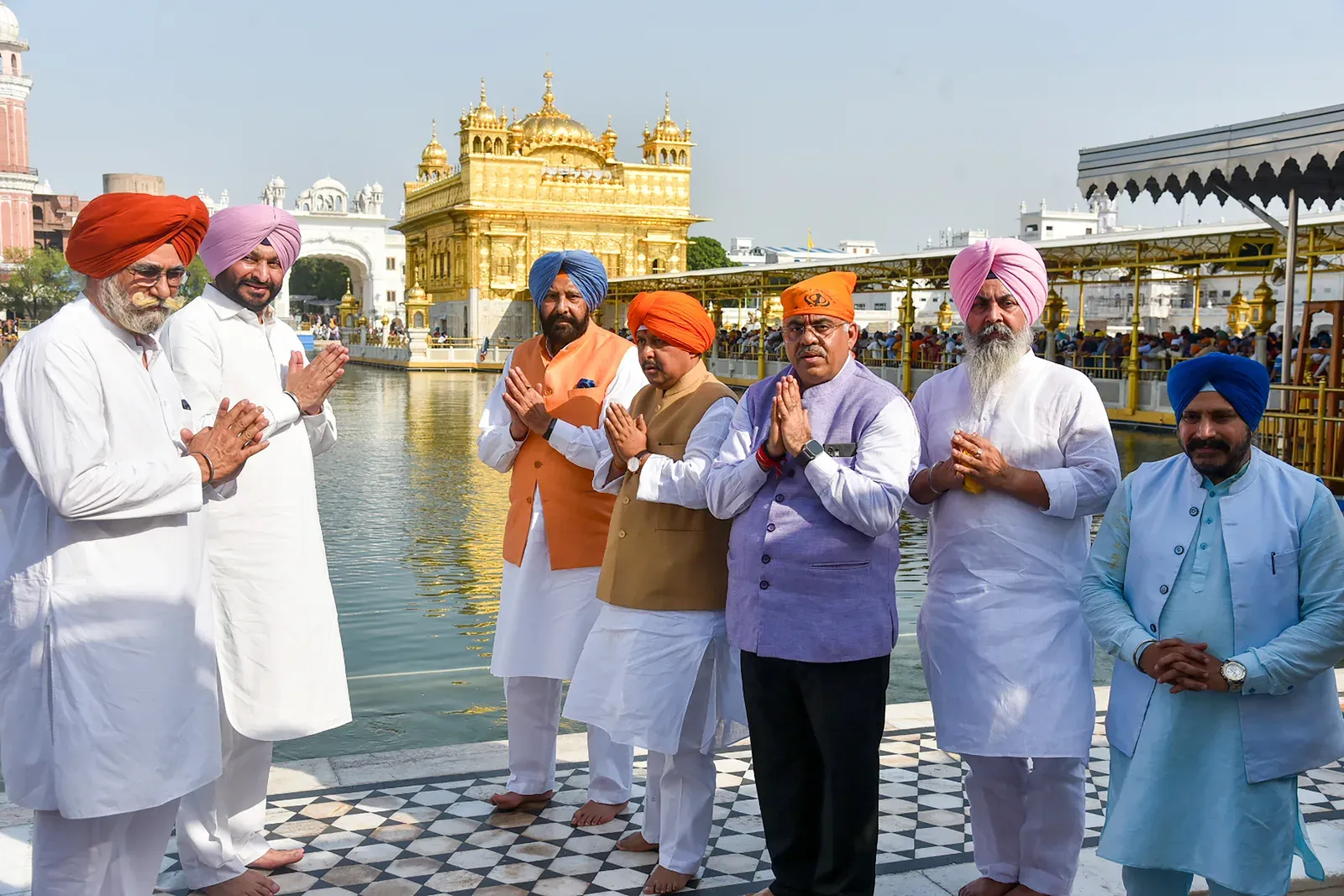 BJP chief Nitin Nabin begins Punjab visit at Golden Temple, invokes Ranjit Singh vision