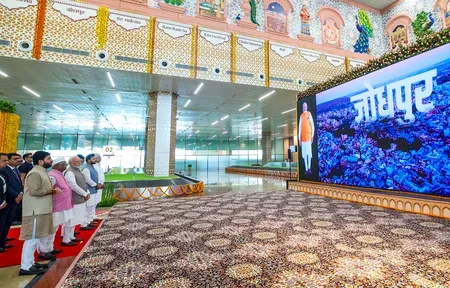 PM Modi inaugurates Jodhpur airport terminal and Pachpadra refinery in Rajasthan