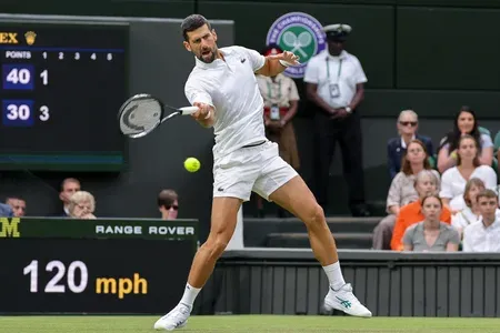 Djokovic equals Federer's 105-win Wimbledon record in gritty third-round win