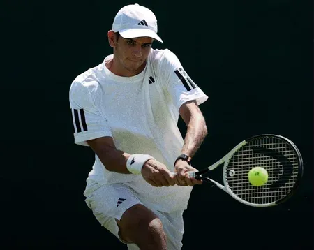 Wimbledon 2026: Rafael Jodar beats Felix Gill to reach second round on grass debut