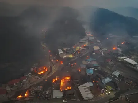 Elderly Woman Found Dead in Cheongsong Due to Wildfires in South Korea