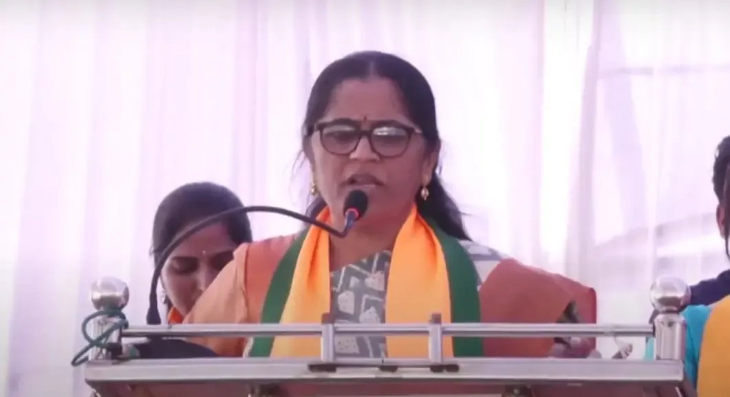 K. Manjula of BJP's Mahila Morcha Highlights Safety Concerns for Women in Karnataka