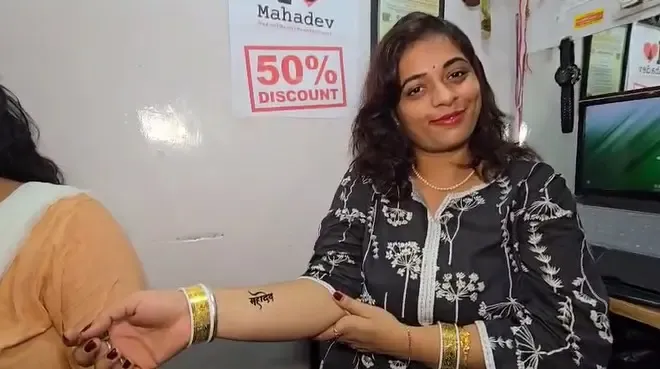 Are Women in Varanasi Truly Supporting 'I Love Mahadev' Tattoos?