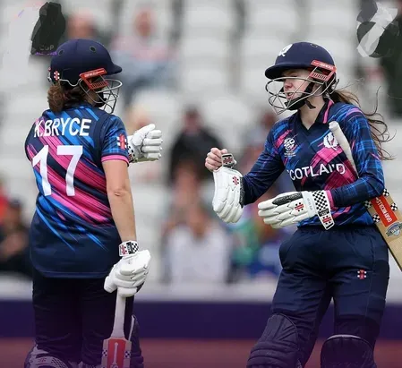 Bryce sisters' 106-run stand fires Scotland to 161/5 vs Ireland in T20 WC