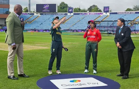 Women's T20 WC 2026: Gardner, Litchfield out as Australia bowl first against Bangladesh