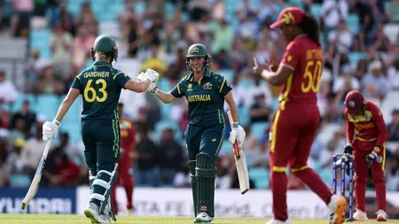 Women's T20 WC: Mooney's 61 and Gardner's all-round show send Australia to record eighth final