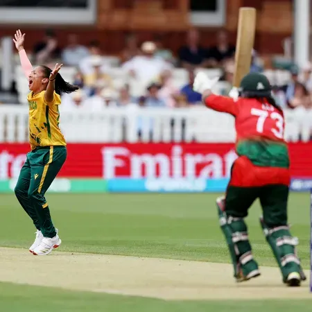 Shabnim Ismail sets Women's T20 WC record with 49th wicket at Lord's