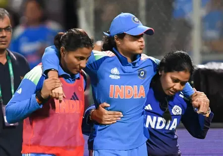 Women's World Cup: Pratika Rawal's injury a major concern ahead of semis as Bangla match abandoned 
