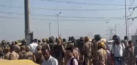 Escalating Worker Protests in Noida's Sector 63: Police Response Intensifies